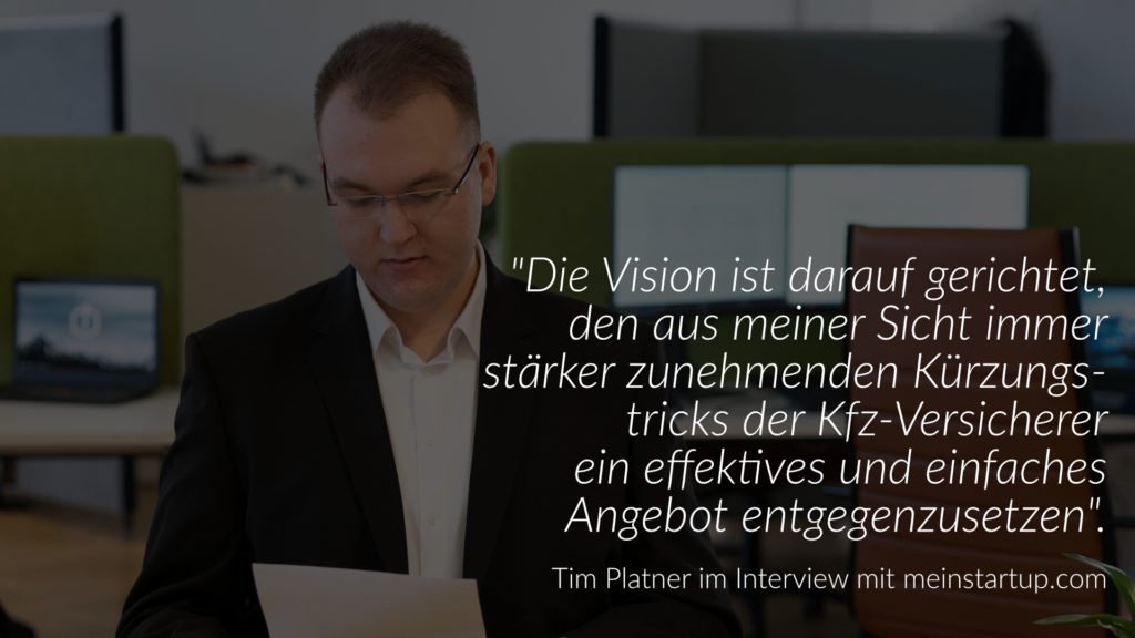 meinstartup.com im Interview mit Tim Platner über Unfallanwälte.de