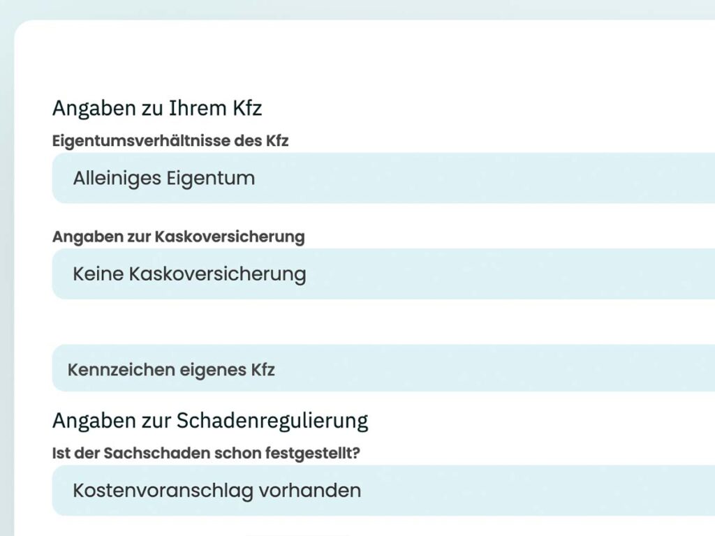 Dynamische Formulare Legal Tech Drag und Drop