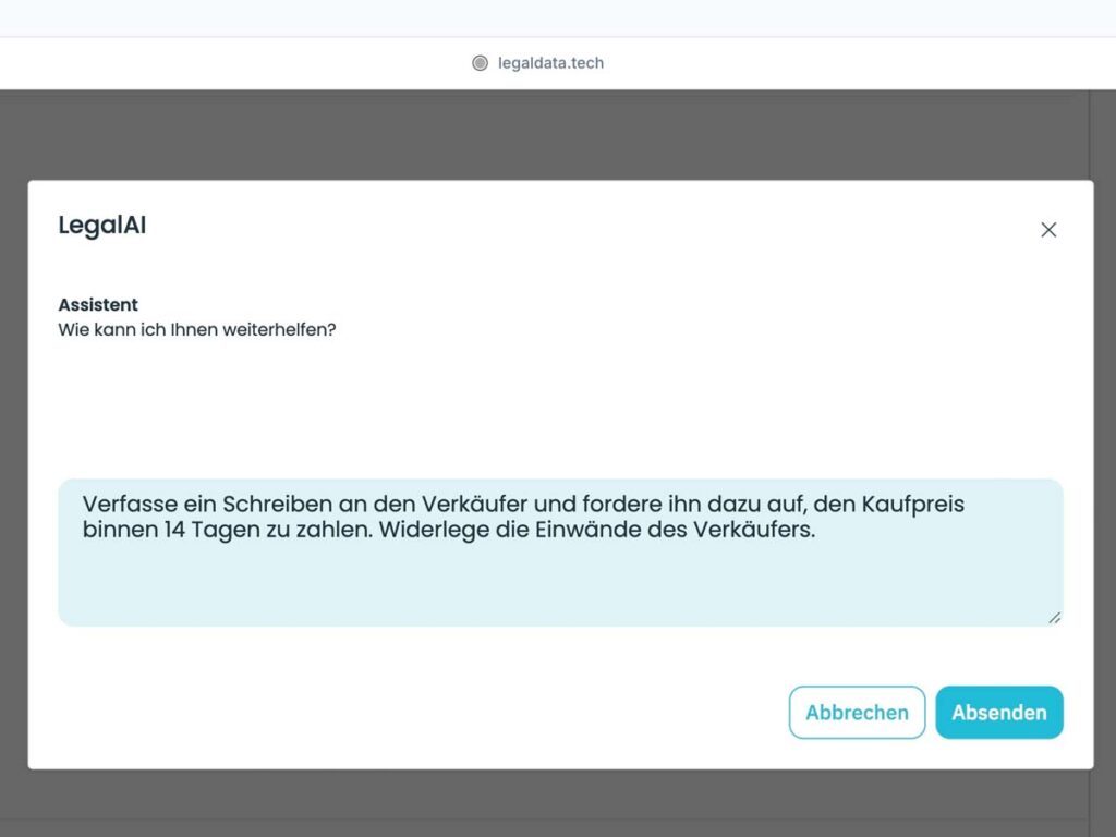 KI Legal Tech Automatisierung