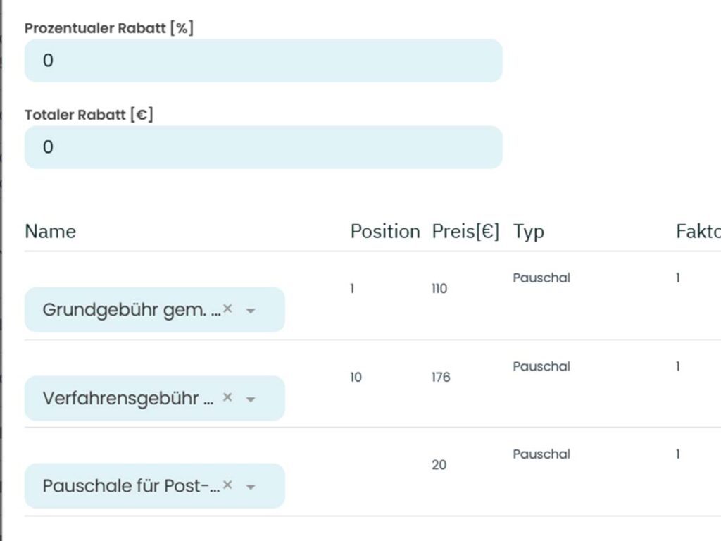 Rechnungen Legal Tech Automatisierung