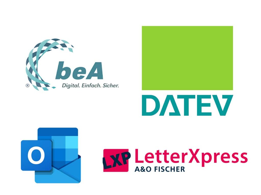 Legal Tech Schnittstellen API Post beA Datev